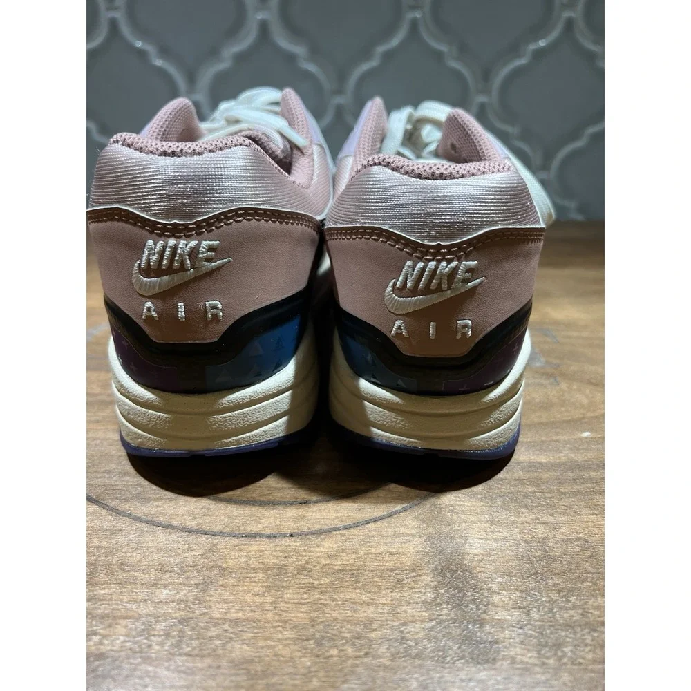 nike DV2301-501 women air max 1 premium plum fog fossil rose pink oxford - Picture 4 of 8